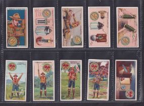 Cigarette cards, Ogden's, Boy Scouts 3rd Series (Green Back) (48/50 plus two blue back cards for