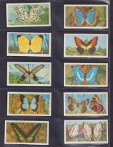 Trade cards, Brooke Bond, Rhodesian issue, Butterflies of the World (set, 50 cards) (vg/ex)