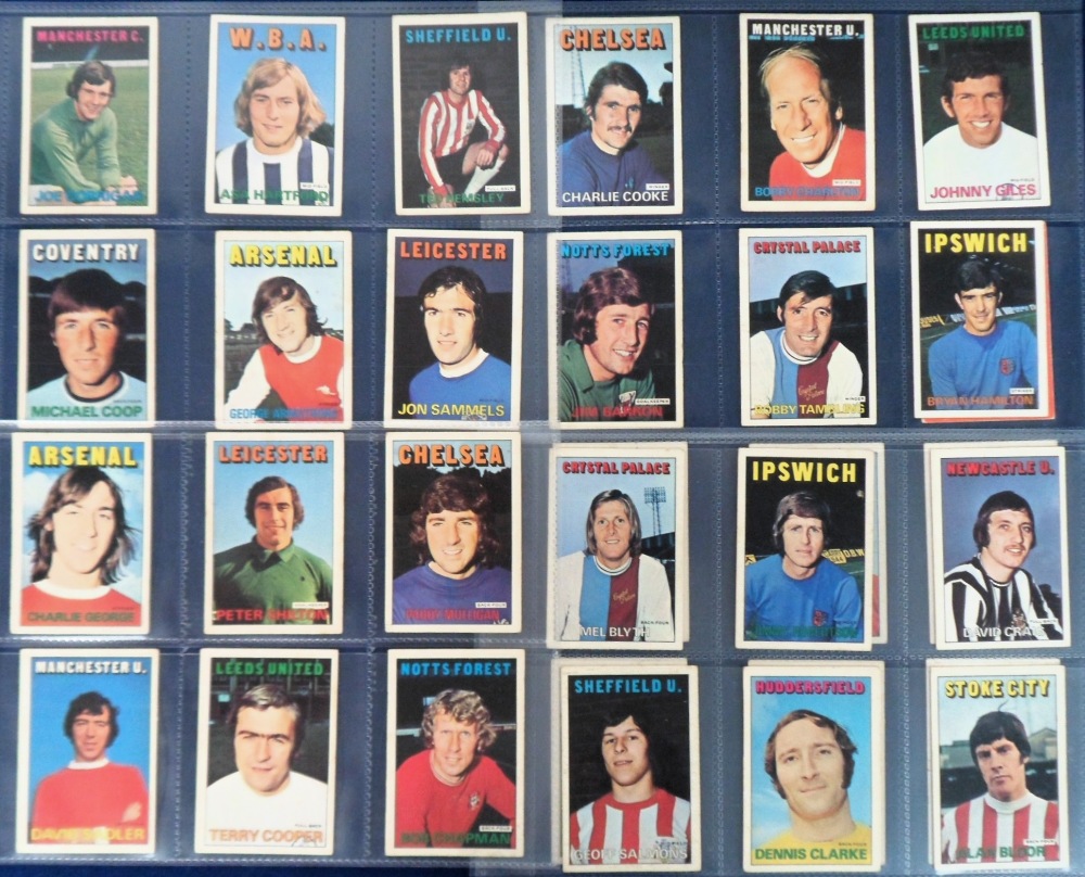 Trade cards, A&BC Gum, Footballers, (Orange/Red, 1-109), (set, 109 cards) (gd/vg with unmarked check - Image 2 of 2