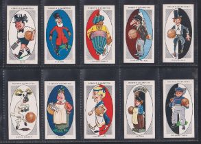 Cigarette cards, Ogden's, AFC Nicknames (set, 50 cards) (some with slight album corner marks,