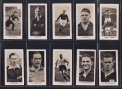 Cigarette cards, John Sinclair Ltd, 3 sets, English & Scottish Football Stars (50 cards), Well Known