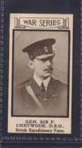 Cigarette card, Wilson & Co, War Portraits, type card, Gen. Sir P Chetwode D.S.O, (no 34) (sl corner