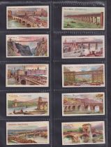 Cigarette cards, Player's, Celebrated Bridges (set, 50 cards) (gd)