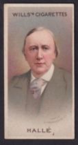 Cigarette card, Wills, Musical Celebrities (Original Subject), type card no 10, Halle (slight