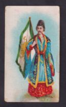 Cigarette card, India, Crown Tobacco Co, Bombay, National Types, Costumes & Flags, type card, ref