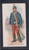 Cigarette card, Taddy, Royalty, Actresses & Soldiers, type card, Austrian Hussar (vg) (1)