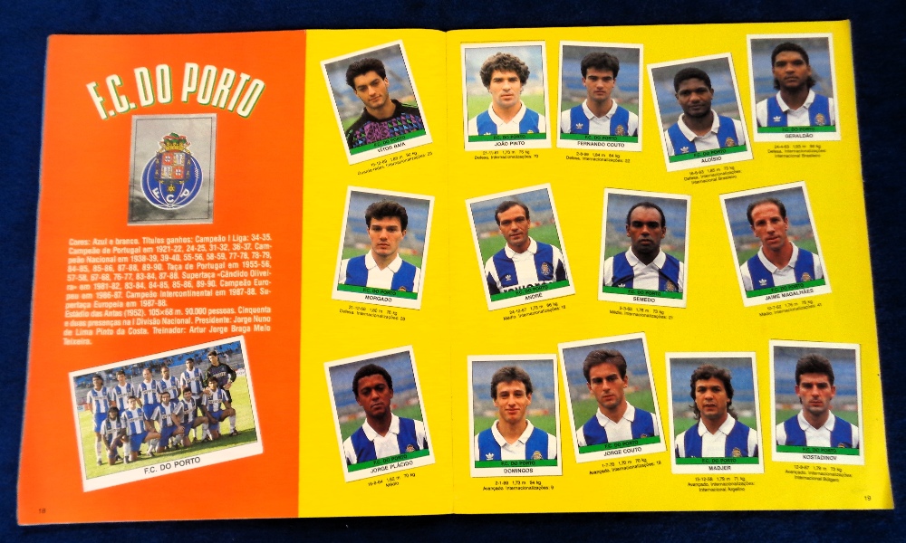 Trade sticker album, Football, Panini 'Futebol 91' (Portugal) (complete) (vg) - Image 2 of 3