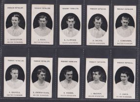 Cigarette cards, Taddy, Prominent Footballers, (No Footnote), Bolton Wanderers, 15 cards, (2 with sl