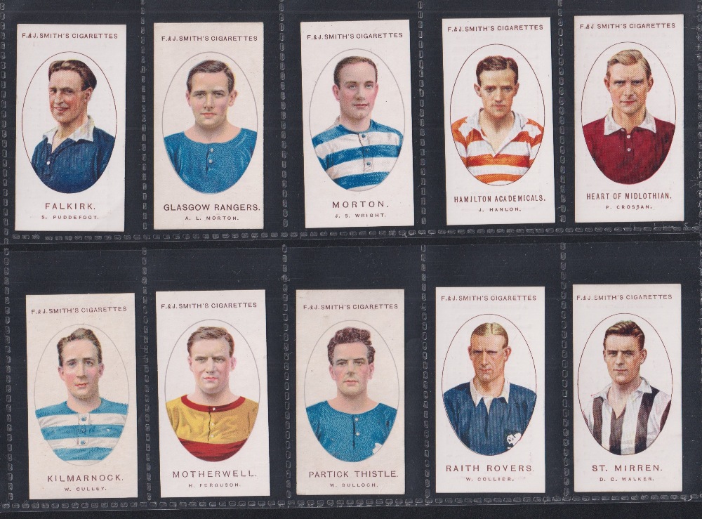 Cigarette cards, Smith's, Football Club Colours, Different, 1921/22 dates, (set, 50 cards) (few sl - Image 2 of 6