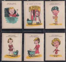 Trade cards, Cow & Gate, Advertisement cards (Game of Snap), Sets 1 and 2, 48 cards in each set ,