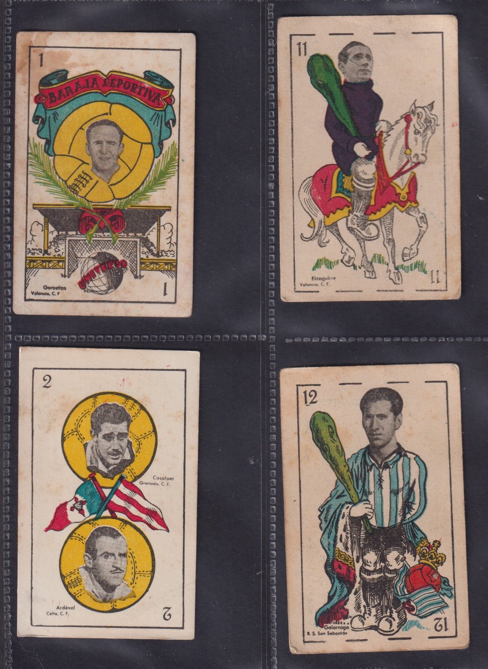 Trade cards, Spain, Universo, 38 different cards with Football Player portraits and artist-drawn - Image 3 of 11