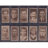 Cigarette cards, Football, two sets, Hill's Famous Footballers (Brown) (50 cards) and Ogden's