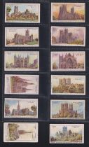 Trade cards, Cadbury's, Cathedral Series (set, 12 cards) (fair/gd)