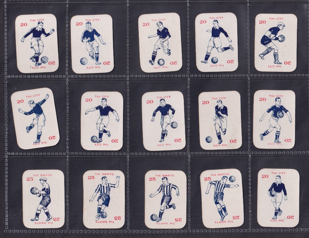Trade cards, Thomson, Footballers, Hunt the Cup cards, 'K' size, (set, 52 cards) (gen gd) - Image 2 of 5