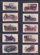 Cigarette cards, Lambert & Butler, Motors 1908 (set, 25 cards) (gd/vg)