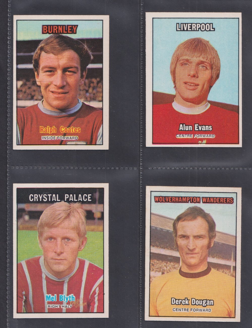 Trade cards, A&BC Gum, Footballers (Orange back, 171-255) (set, 85 cards) (a few with sl gum - Image 5 of 6