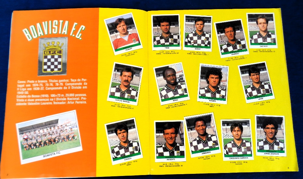 Trade sticker album, Football, Panini 'Futebol 91' (Portugal) (complete) (vg) - Image 3 of 3