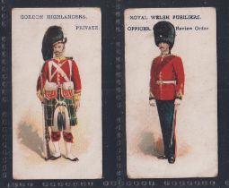 Cigarette cards, S E Southgate & Son, Types of British & Colonial Troops, 2 cards, Gordon