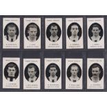 Cigarette cards, Taddy, Prominent Footballers, (No Footnote), Newcastle Utd, 15 cards (one with