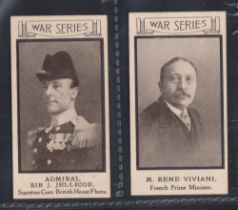 Trade cards, Skipper Scoutfits, War Portraits, 2 cards, no 15, Admiral Sir John Jellicoe & no 33,