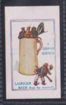 Trade card, J F Mearbeck, (Printer), Army Pictures, Cartoons etc, type card, 'A German Surprise,