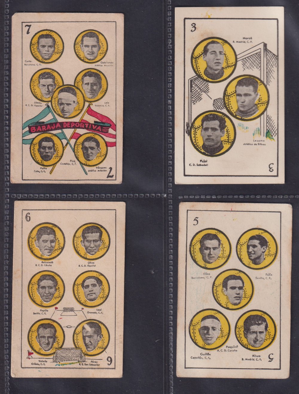 Trade cards, Spain, Universo, 38 different cards with Football Player portraits and artist-drawn - Image 4 of 11