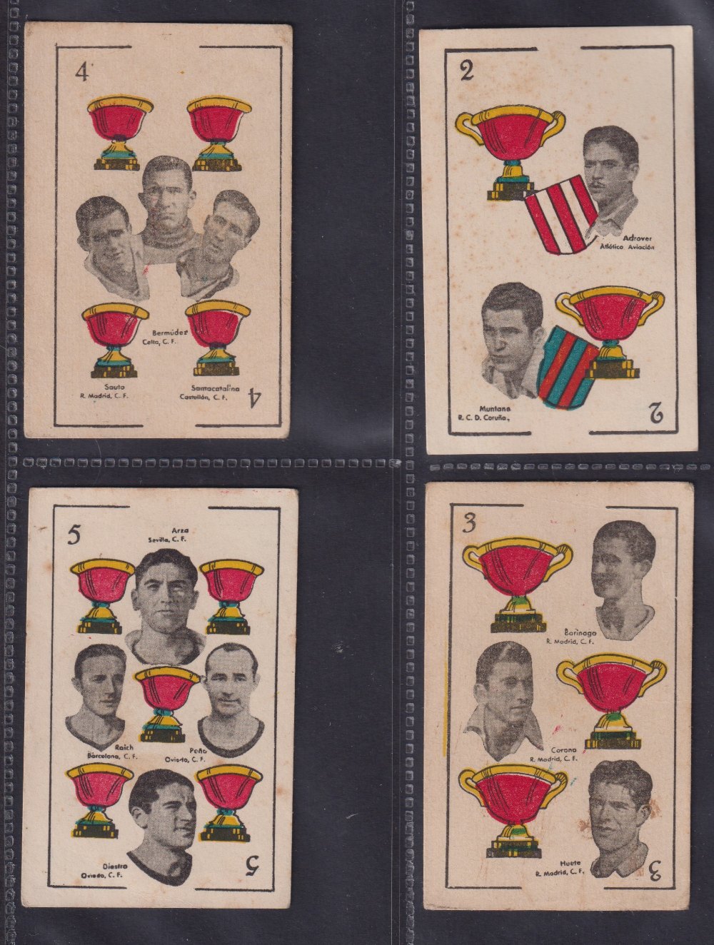 Trade cards, Spain, Universo, 38 different cards with Football Player portraits and artist-drawn - Image 6 of 11