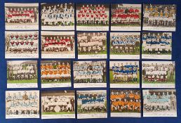 Trade cards, Sport, Football Teams, 1949/50, a collection of 37 hand coloured team group photos