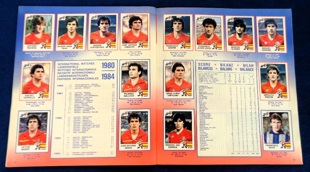 Trade sticker album, Football, Panini, Euro 84 album, France (complete) (vg) - Image 4 of 4