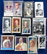 Cigarette & trade cards, a collection of approx. 480 cards, mostly featuring royalty various issuers