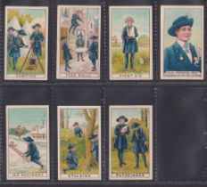 Trade cards, Maynard's, Girl Guide Series, 7 cards all with matching 'Nougart Montelimart' backs,