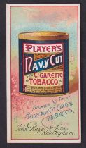 Cigarette card, Player's, Advertisement card, (Navy Cut Back), type card, Player's Navy Cut