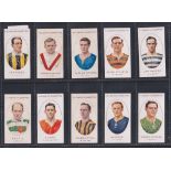 Cigarette cards, Smith's, Football Club Colours, Different, 1921/22 dates, (set, 50 cards) (few sl