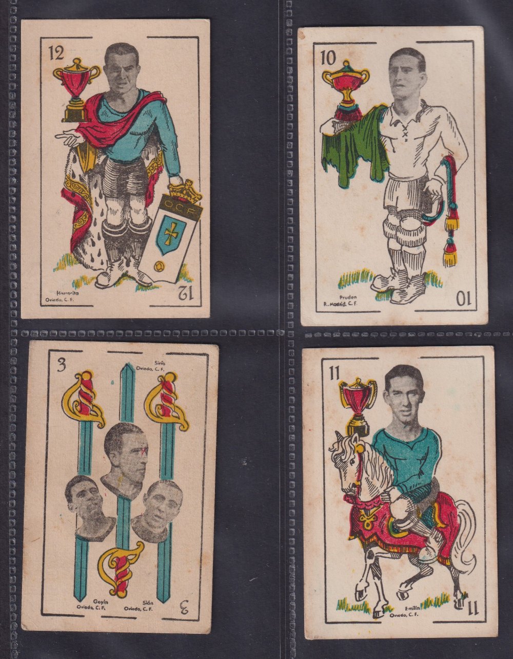 Trade cards, Spain, Universo, 38 different cards with Football Player portraits and artist-drawn - Image 8 of 11
