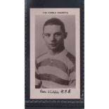 Cigarette card, R Binns, Halifax Town Footballers, type card, Eddie Watkins (gd) (1)