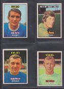 Trade cards, A&BC Gum, Footballers (Orange back, 171-255) (set, 85 cards) (a few with sl gum