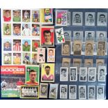 Trade cards, Football, a collection of approx. 475 cards 1950-1970's, many different series and