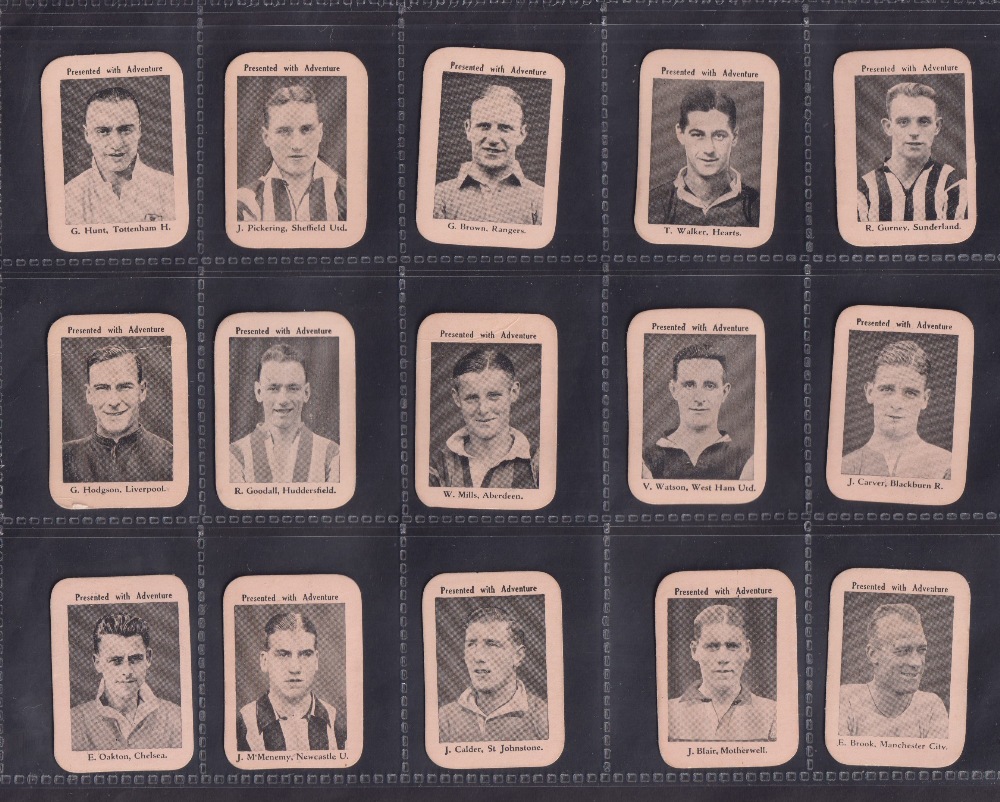 Trade cards, Thomson, Footballers, Hunt the Cup cards, 'K' size, (set, 52 cards) (gen gd) - Image 3 of 5