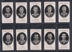 Cigarette cards, Taddy, Prominent Footballers (With Footnote), West Ham, (set, 15 cards) (gen gd)