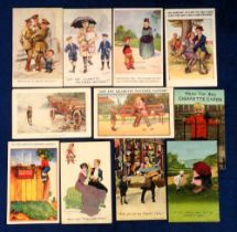 Postcards, 'Have You Got Any Cigarette Cards?' 11 different cards asking the burning question, 9
