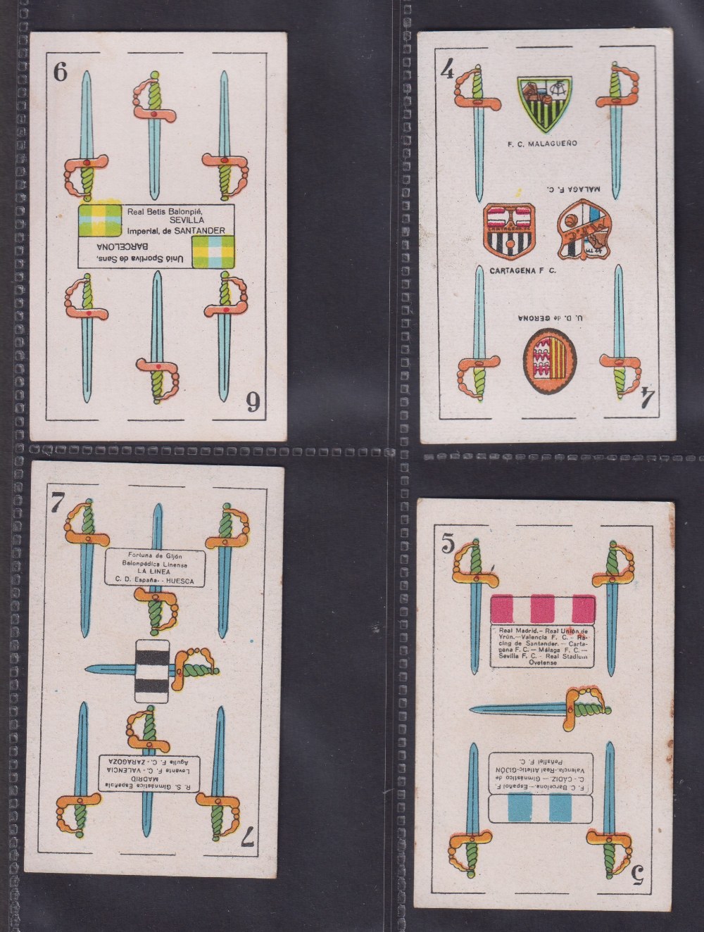 Trade cards, Spain, Football Club Badges, 49 cards with mixed chocolate company backs each showing - Image 15 of 26