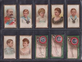 Cigarette cards, a collection of 85 scarce cards, from various issuers & series inc. Taddy, Salmon &