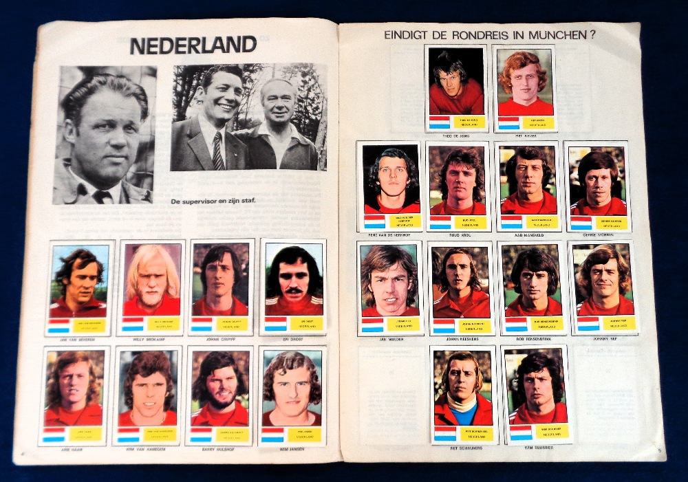 Trade sticker album, Football, Vanderhout (Holland), 'Munchen 74', World Cup Album, part complete - Image 2 of 5