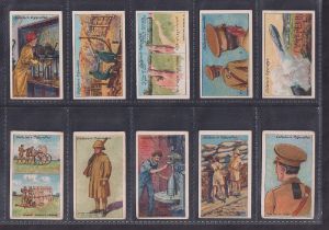 Cigarette cards, Gallaher, The Great War Series (45/100) and The Great War Second Series (90/100) (