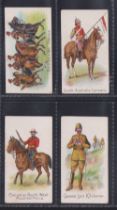 Cigarette cards, Harvey & Davy, Colonial Troops, 4 cards, Canadian North West Mounted Police, Gen.