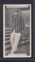 Cigarette card, Faulkner's, Cricketers Series, type card, no 20, Mr J R Mason, Kent (gd) (1)