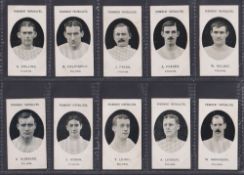 Cigarette cards, Taddy, Prominent Footballers, (No Footnote), Fulham, 13 cards, (one with paper