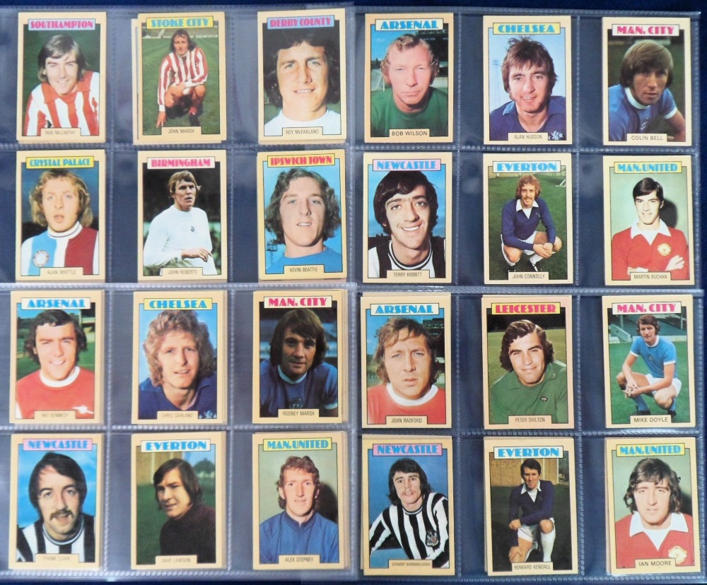 Trade cards, A&BC Gum, Footballers, (Blue back, 1-131), (set, 131 cards) (mostly vg with unmarked - Image 2 of 2