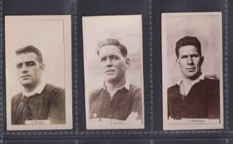 Cigarette cards, New Zealand, Stubbs, New Zealand Footballers, 3 cards, L Brown, W Devine & L