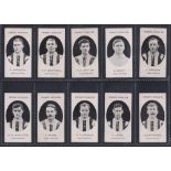 Cigarette cards, Taddy, Prominent Footballers (With Footnote), Northampton, (set, 15 cards) (some